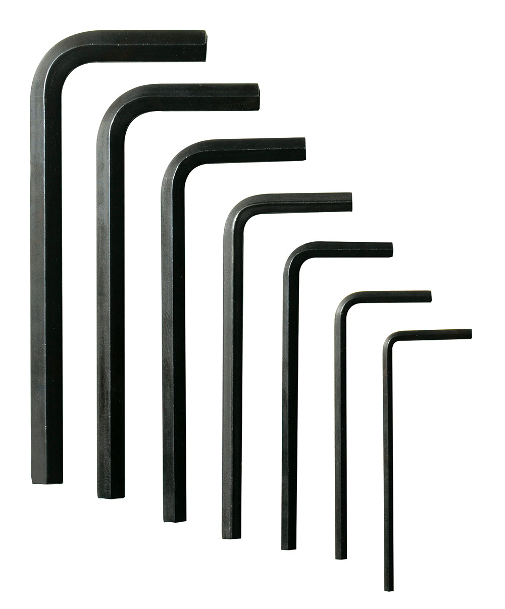 Juego de 7 llaves hexagonales "L" métricos estuche Urrea