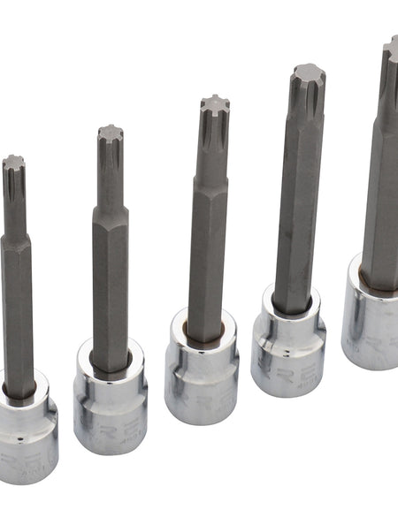 Juego de 5 dados punta ribe 3/8" Urrea