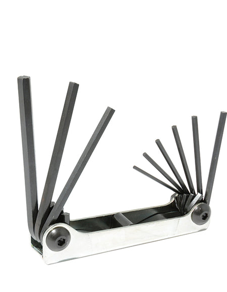 Juego de 9 llaves hexagonales tipo navaja 5/64-1/4" Urrea