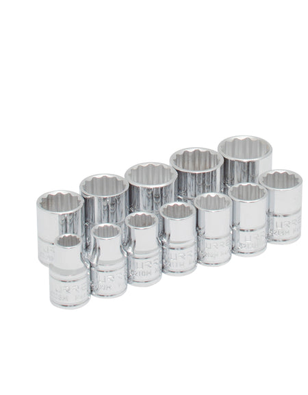 Juego de 12 dados métricos 3/8" Urrea