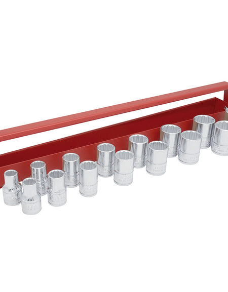 Juego de 15 dados métricos 1/2" Urrea