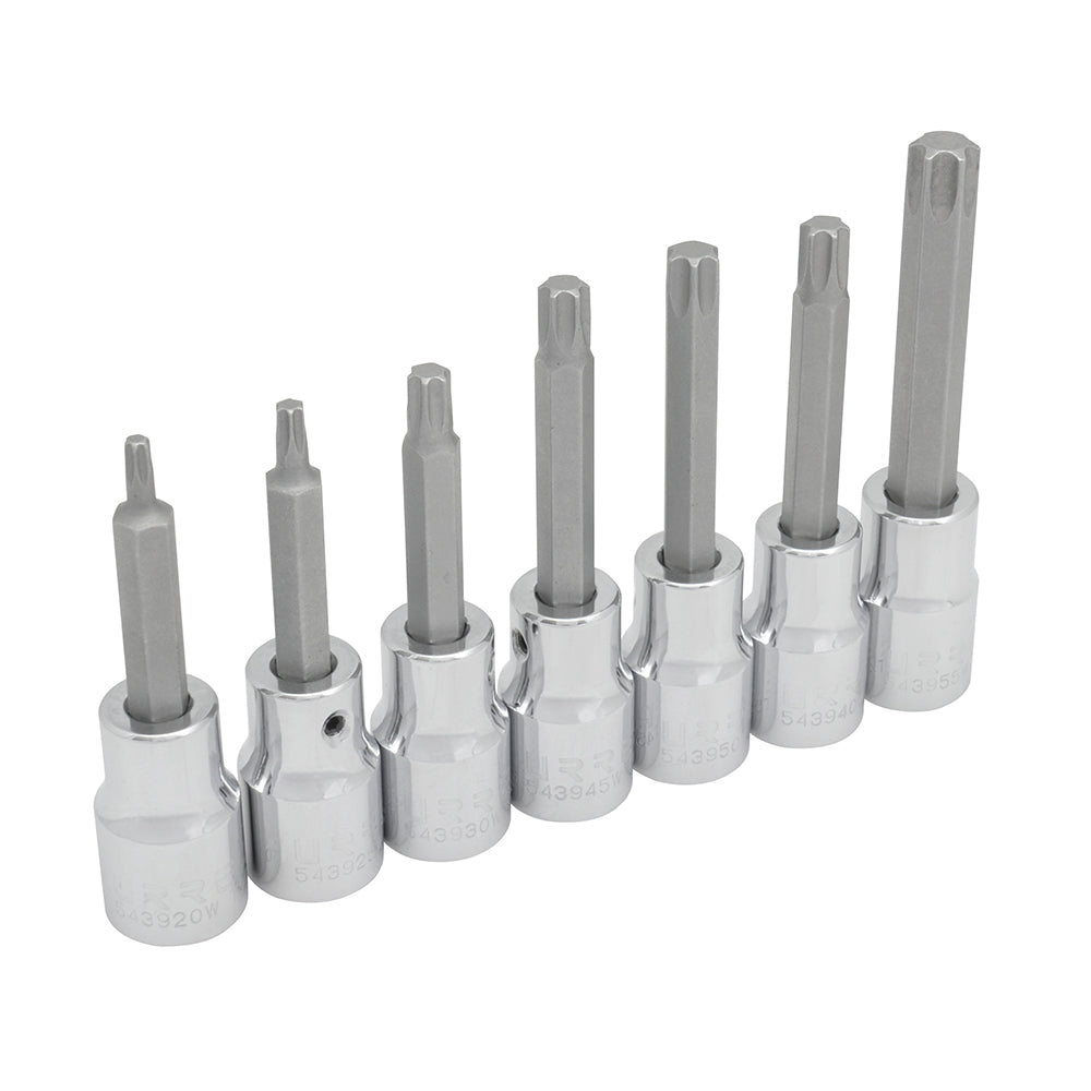 Juego de 7 dados punta Torx® 1/2" Urrea