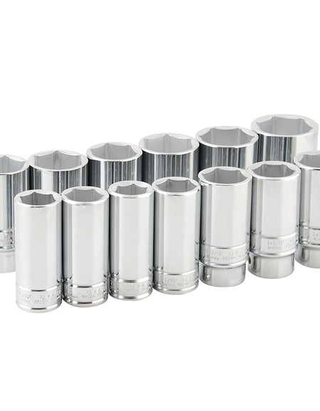 Juego de 13 dados largos en pulgadas 3/4" Urrea