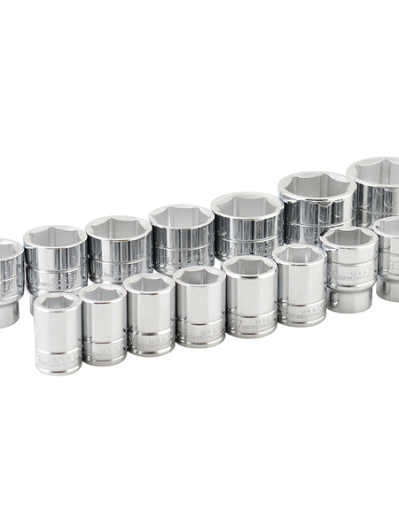 Juego de 15 dados métricos 3/4" Urrea