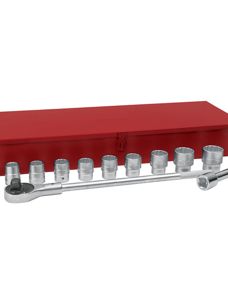 Juego de 14 dados y accesorios en pulgadas 1" Urrea