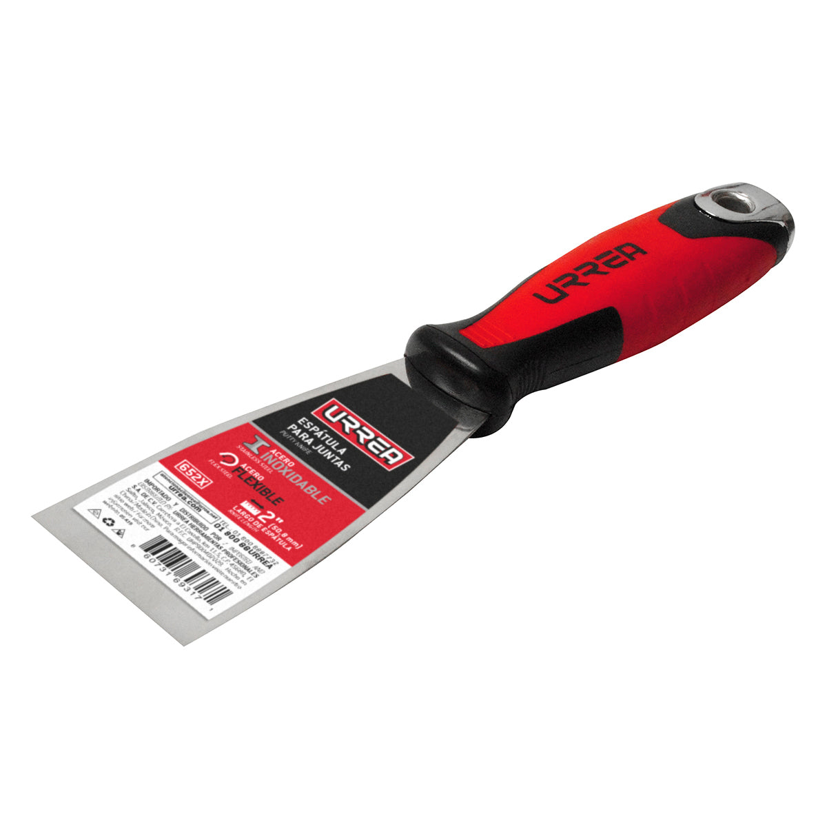 Espátula flexible de acero inoxidable 2" Urrea