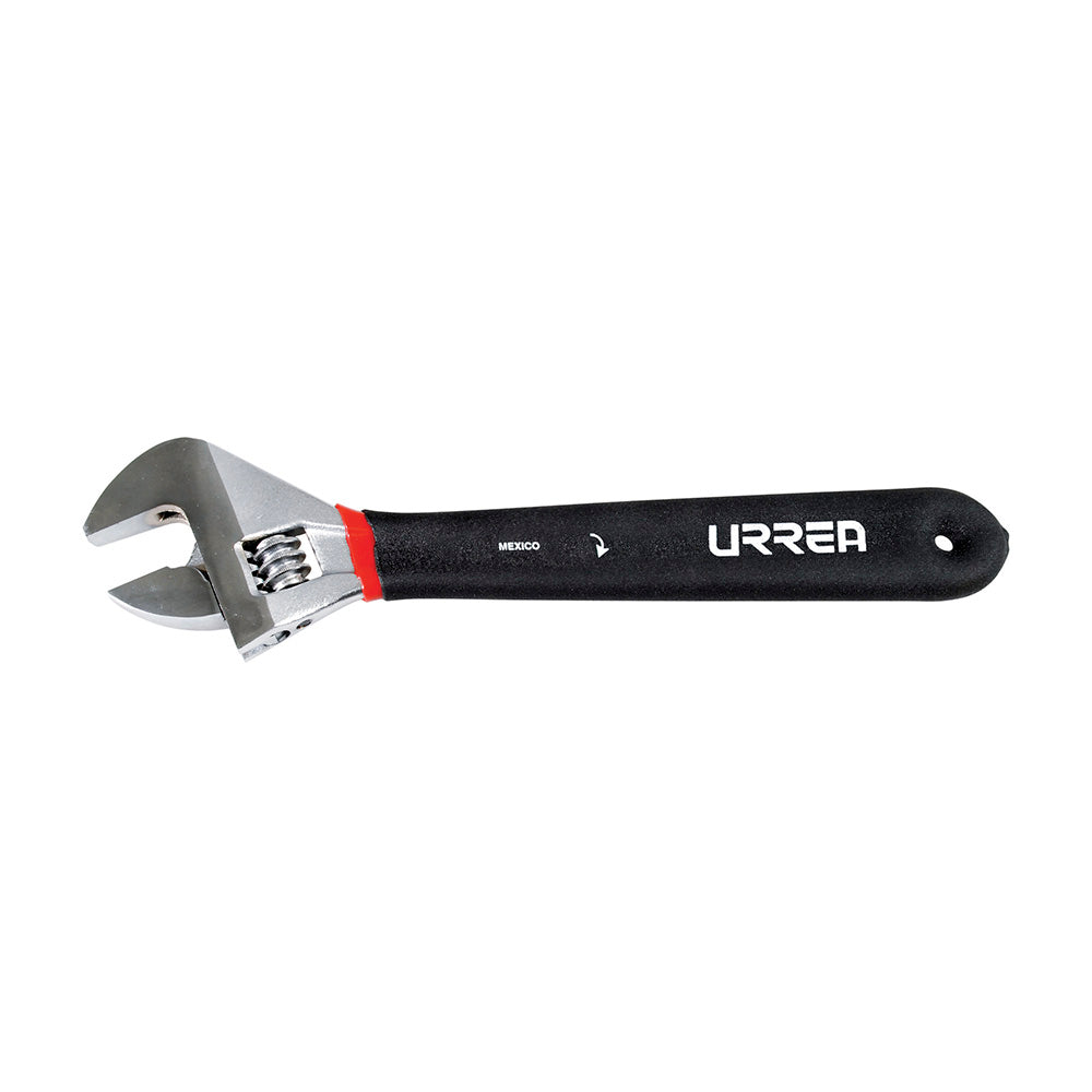 Llave ajustable 10" ruber grip Urrea