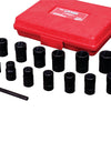 Juego de extractor tuercas barridas 14 piezas 3/8" Urrea