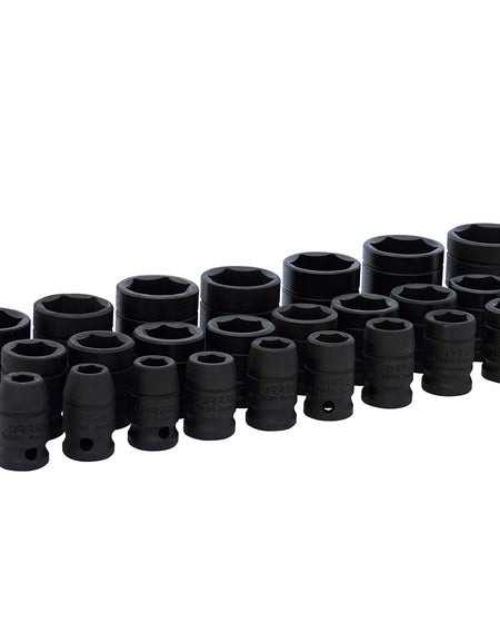 Juego de 24 dados de impacto métricos 1/2" Urrea