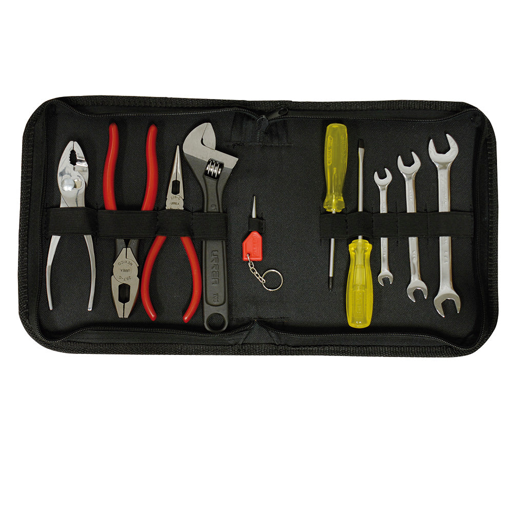 Juego combinado 10 piezas en portafolio Urrea