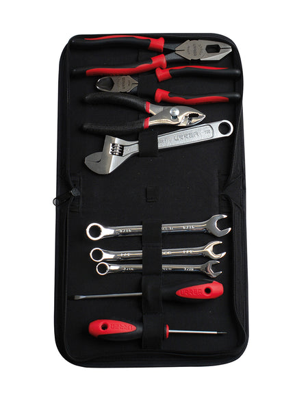 Juego combinado 9 piezas en portafolio Urrea