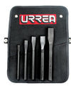 Juego de 5 cinceles 5/16"-3/4" Urrea