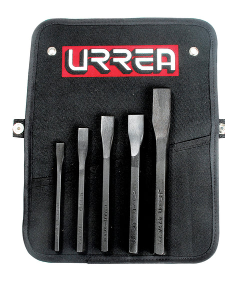 Juego de 5 cinceles 5/16"-3/4" Urrea
