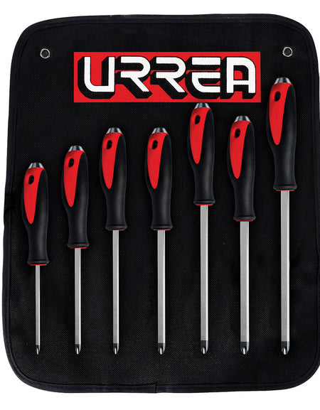 Juego de 7 destornilladores de golpe punta Phillips® Urrea