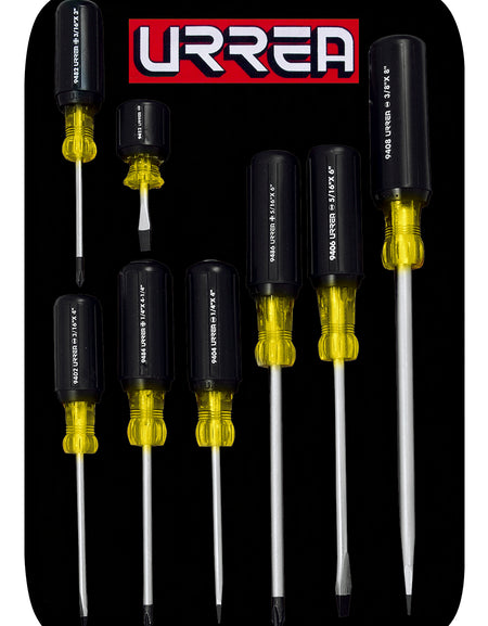 Juego de 8 destornilladores cushion grip combinado Urrea