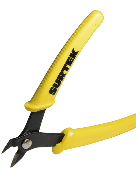 Pinza para electrónica corte al ras 5" Surtek