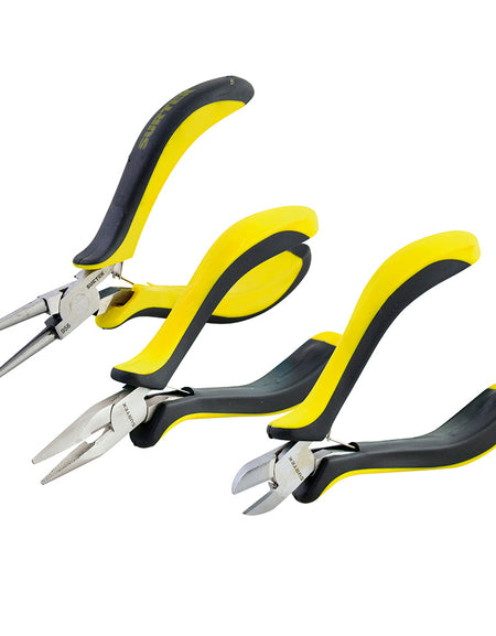 Surtek Juego de 3 mini pinzas 4"