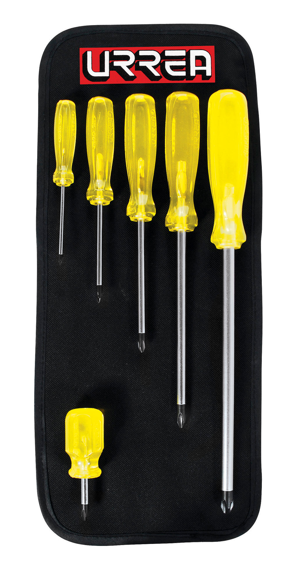 Juego de 6 destornilladores ámbar punta Phillips® Urrea