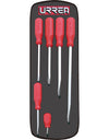 Juego de 6 destornilladores serie R combinado Urrea