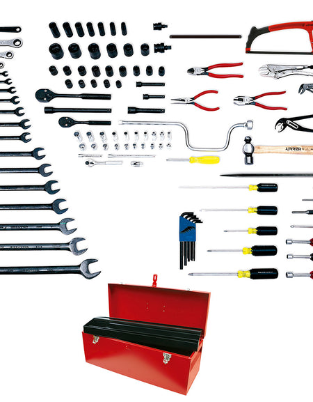 Juego industrial para ferrocarril 102 piezas Urrea