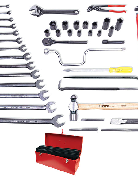 Juego industrial para ferrocarril 43 piezas Urrea