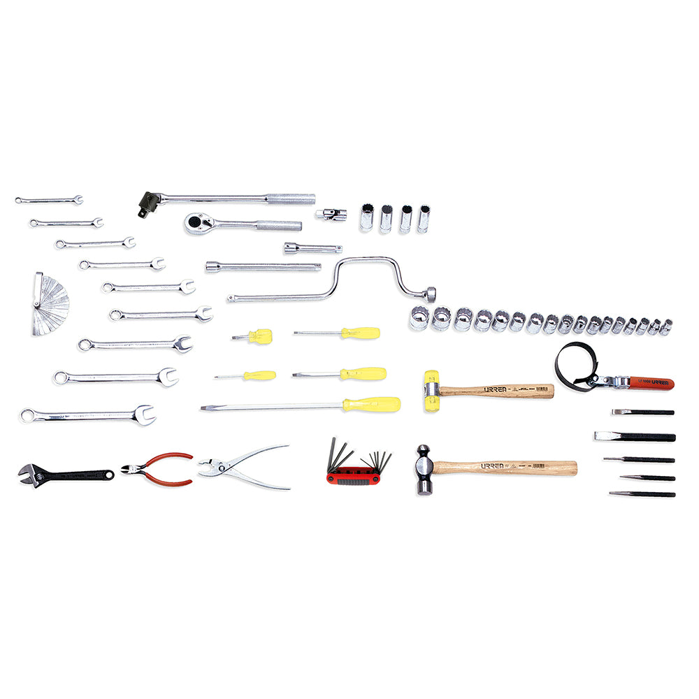 Juego básico automotriz 54 piezas sin caja Urrea