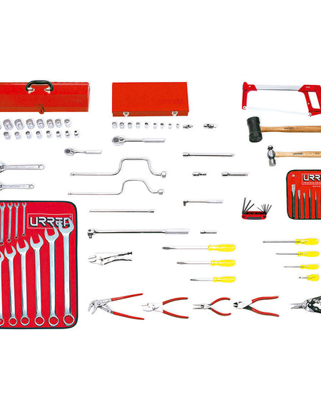 Juego básico industrial 85 piezas sin caja Urrea