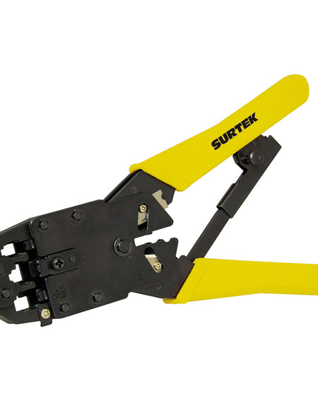 Pinza ponchadora 3 conectores Surtek