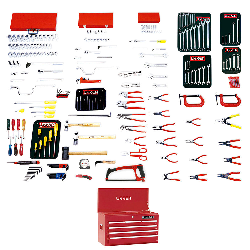 Juego intermedio industrial 216 piezas con gabinete EX27S6