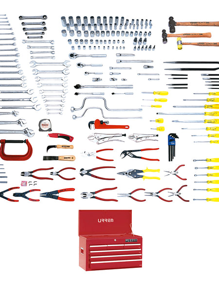 Juego intermedio industrial 203 piezas con gabinete EX27S6