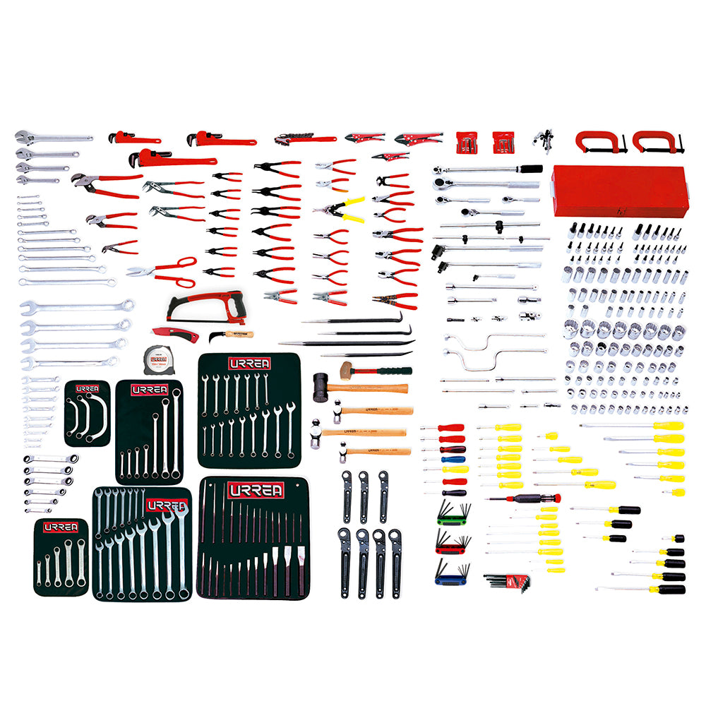 Juego maestro industrial 395 piezas sin gabinete Urrea