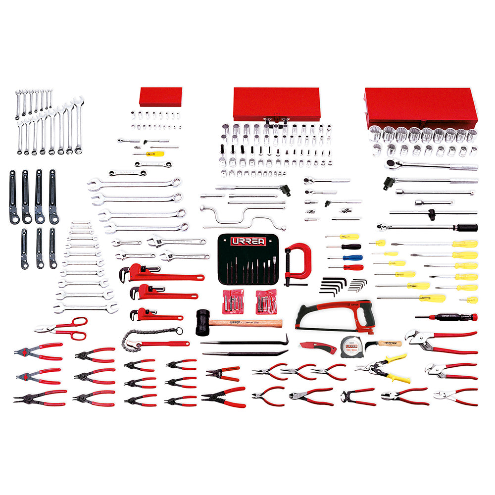 Juego maestro industrial 258 piezas sin gabinete Urrea