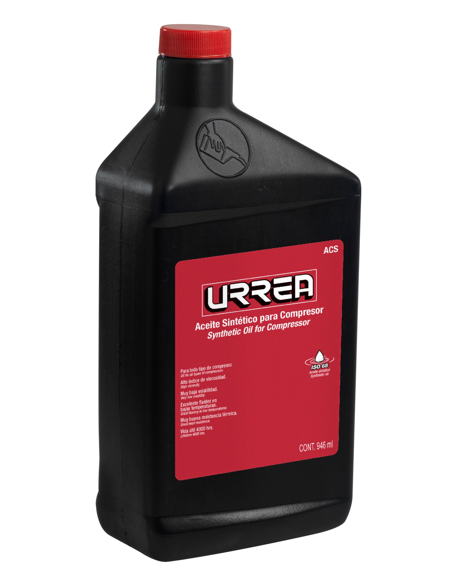 Aceite sintético para compresor 946ml Urrea