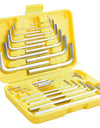 Surtek Juego combinado 25 llaves hexagonales "L" en estuche