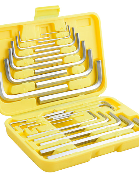 Surtek Juego combinado 25 llaves hexagonales "L" en estuche