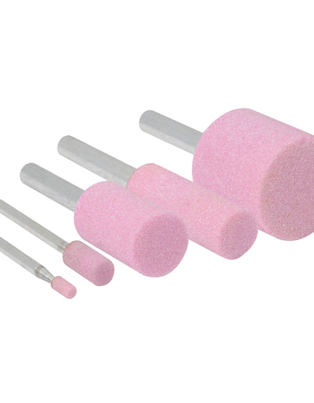 Juego 5 puntas montadas óxido de aluminio rosa tipo W Urrea