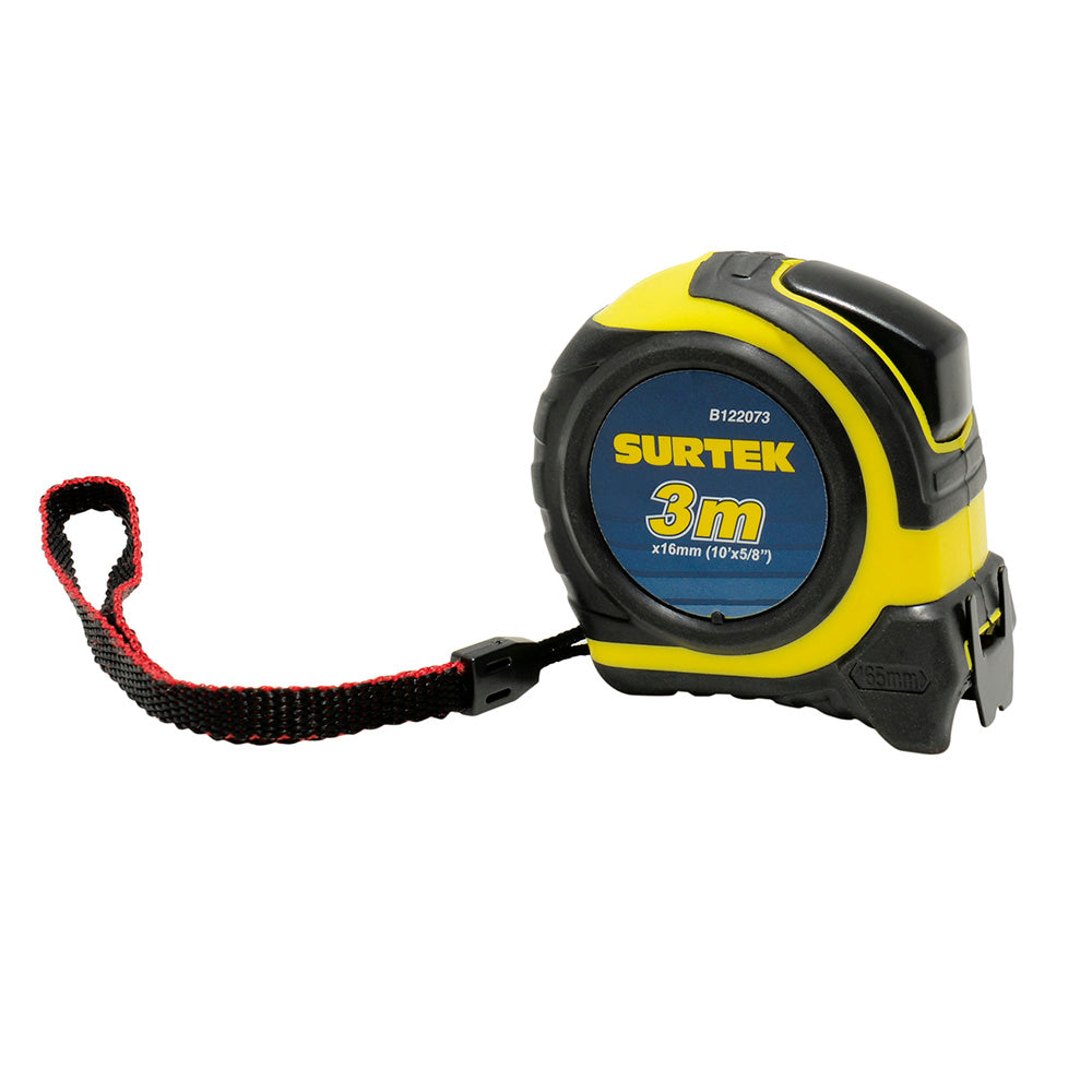 Flexómetro rubber grip 3m x 5/8" Surtek