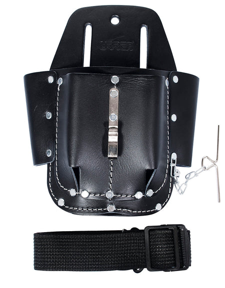 Estuche portaherramientas de cuero 5 compartimientos Urrea