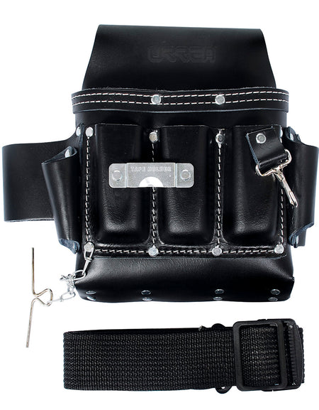 Estuche portaherramientas de cuero 10 compartimientos Urrea