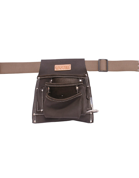 Estuche portaherramientas de cuero 9 compartimientos Urrea