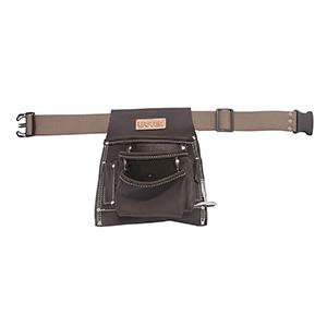 Estuche portaherramientas de cuero 6 compartimientos