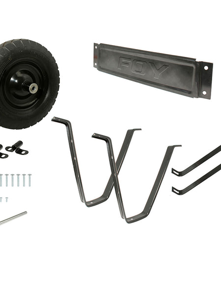 Juego de llanta neumática y accesorios para carretilla reforzada  Foy