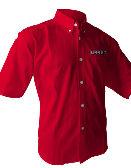 Camisa roja manga corta Urrea talla M Urrea