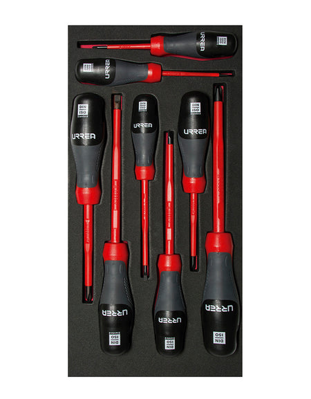 Juego de 8 Dest. Trim 1000V puntas planas y phillips Urrea