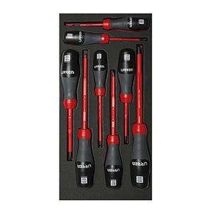 Juego de 8 Dest. Trim 1000V puntas planas y phillips