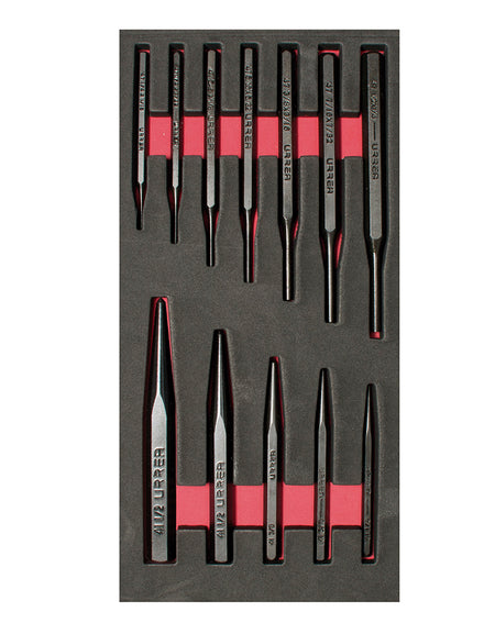 Juego de 12 punzones botadores y puntos para  marcar Urrea