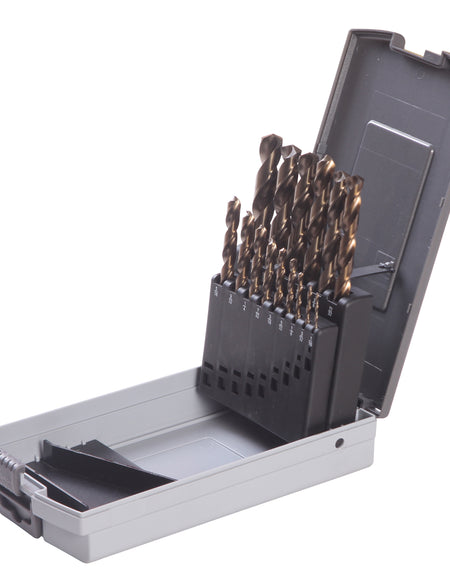 Juego 15 brocas cobalto 1/16-1/2" Urrea