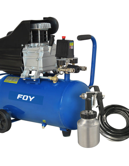 Compresor de aire de 25 litros 1,5 HP Foy