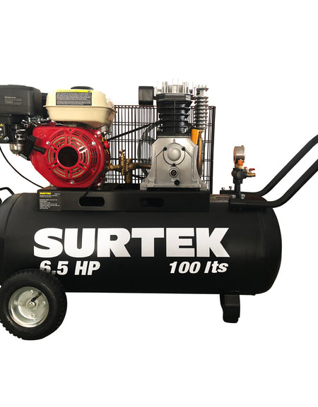 Compresor de aire a gas 100 L 115 PSI 6.5 HP, 3600rpm Surtek