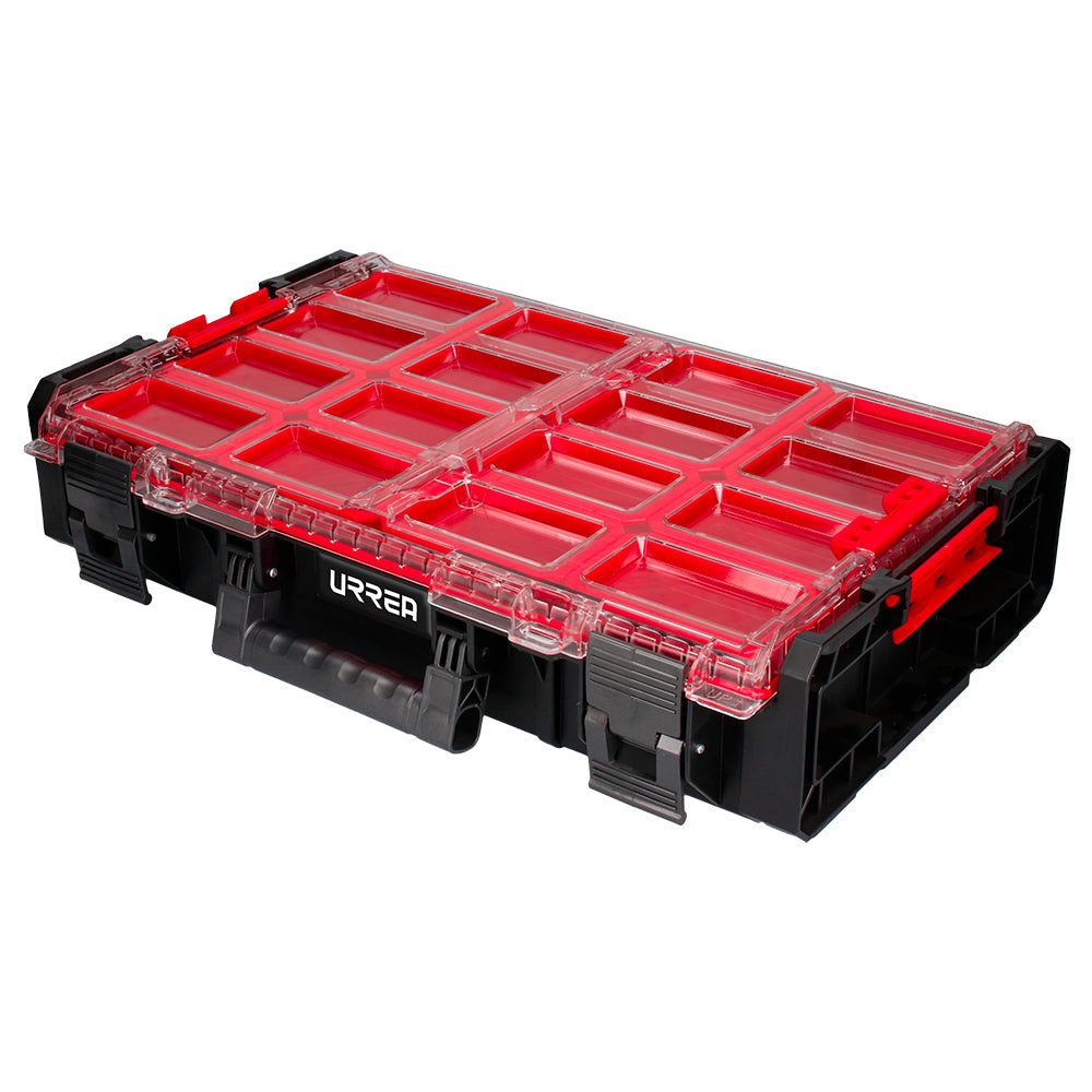 Urrea Caja plástica organizadora modular de 23" con contenedores
